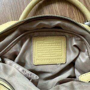 Vintage Yellow Coach Bag - Gem